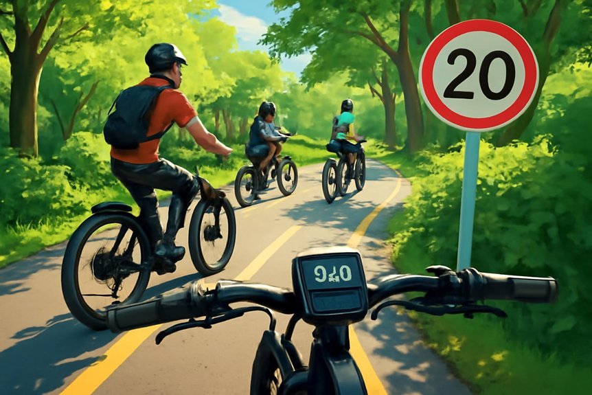 e bike speed limit regulations