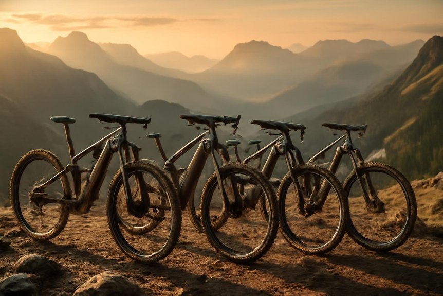 long range electric mountain bikes
