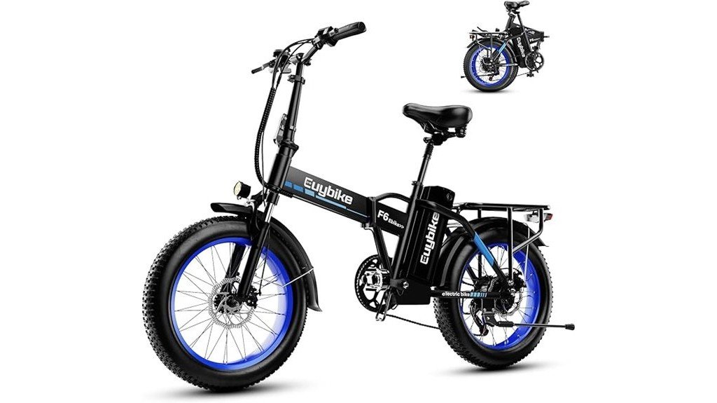powerful foldable electric bike